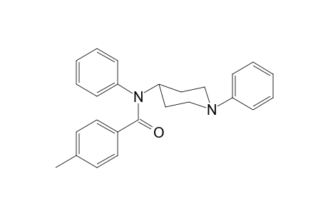 4-Methyl-N-(1-phenylpiperidin-4-yl)-N-phenylbenzamide