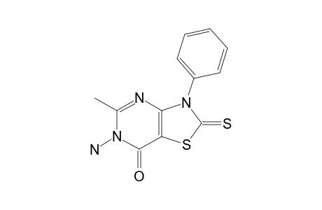 6-AMINO-5-METHYL-3-PHENYL-2-THIOXO-2,3,6,7-TETRAHYDROTHIAZOLO-[4,5-D]-PYRIMIDIN-7-ONE