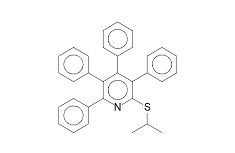 Pyridine, 2-[(1-methylethyl)thio]-3,4,5,6-tetraphenyl-