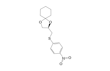 (R)-4-[[(PARA-NITROPHENYL)-THIO]-METHYL]-2-SPIRO-CYCLOHEXYL-1,3-DIOXOLANE