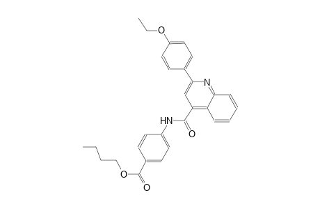 butyl 4-({[2-(4-ethoxyphenyl)-4-quinolinyl]carbonyl}amino)benzoate