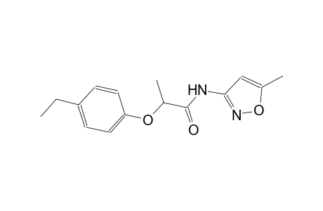 2-(4-ethylphenoxy)-N-(5-methyl-3-isoxazolyl)propanamide