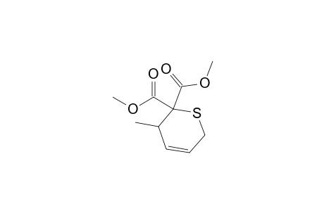 Dimethyl 3-methyldihydrothiopyran-2,2-dicarboxylate