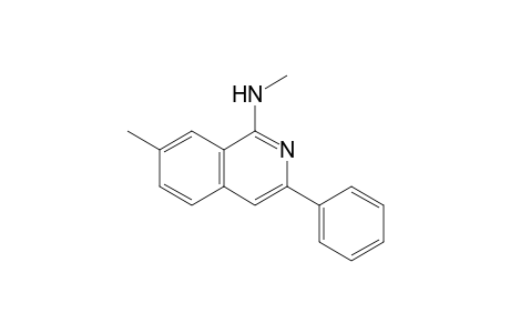 7-Methyl-3-phenyl-1-(methylamino)isoquinoline
