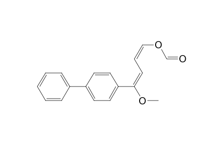 1,3-Butadien-1-ol, 4-[1,1'-biphenyl]-4-yl-4-methoxy-, formate, (Z,E)-