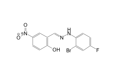 2-hydroxy-5-nitrobenzaldehyde (2-bromo-4-fluorophenyl)hydrazone