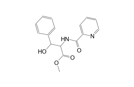 Methyl 3-hydroxy-3-phenyl-2-[(2-pyridinylcarbonyl)amino]propanoate