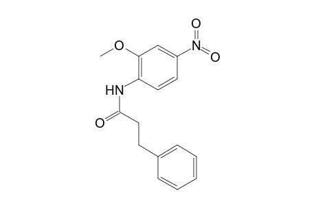 Benzenepropanamide, N-(2-methoxy-4-nitrophenyl)-
