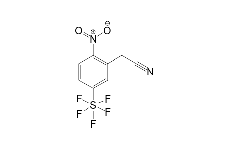 2-[2-nitro-5-(pentafluoro-$l^{6}-sulfanyl)phenyl]acetonitrile