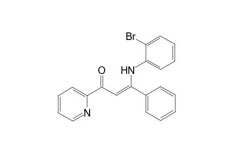 (Z)-3-[(2-Bromophenyl)amino]-3-phenyl-1-(pyridin-2-yl)prop-2-en-1-one