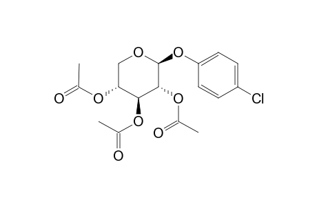 p-CHLOROPHENYL beta-D-XYLOPYRANOSIDE, TRIACETATE