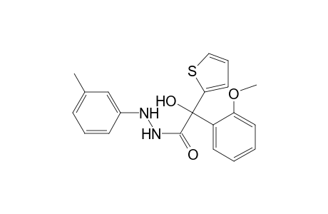 2-Hydroxy-2-(2-methoxyphenyl)-N'-(3-methylphenyl)-2-(2-thienyl)acetohydrazide