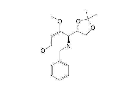 (ANTI)-(E)-(4S,4'S)-4-BENZYLAMINO-4-(2',2'-DIMETHYL-1',3'-DIOXOLAN-4'-YL)-3-NETHOXYBUT-2-EN-1-OL