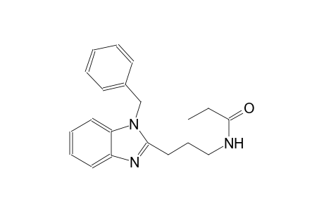 propanamide, N-[3-[1-(phenylmethyl)-1H-benzimidazol-2-yl]propyl]-