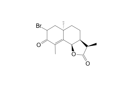 (2S)-4-Bromo-1,2-dehydro-6.beta.,10.alpha.,11.beta.-alpha.-santonin