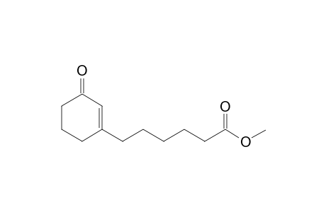 6-(3-ketocyclohexen-1-yl)hexanoic acid methyl ester