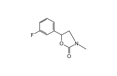 5-(m-fluorophenyl)-3-methyl-2-oxazolidinone
