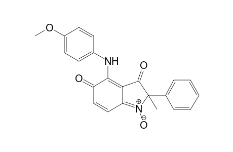 4-(4-Methoxy-phenylamino)-2-methyl-1-oxy-2-phenyl-2H-indole-3,5-dione