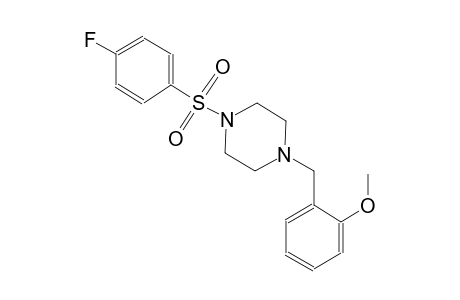 piperazine, 1-[(4-fluorophenyl)sulfonyl]-4-[(2-methoxyphenyl)methyl]-