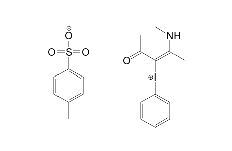 (E)-3-Phenyliodonio-4-methylaminopent-3-en-2-one tosylater