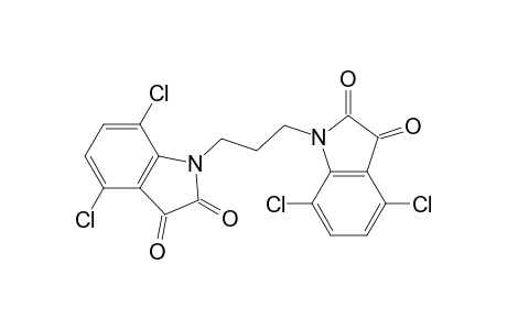 1H-Indole-2,3-dione, 1,1'-(1,3-propanediyl)bis[4,7-dichloro-
