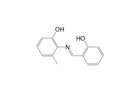 2-([(E)-(2-Hydroxyphenyl)methylidene]amino)-3-methylphenol