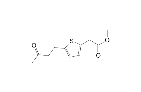 2-Thiopheneacetic acid, 5-(3-oxobutyl)-, methyl ester