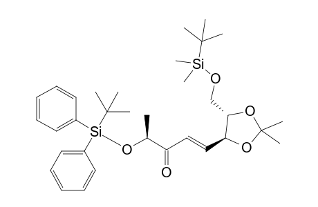 (E,4S)-1-[(4S,5S)-5-[[tert-butyl(dimethyl)silyl]oxymethyl]-2,2-dimethyl-1,3-dioxolan-4-yl]-4-[tert-butyl(diphenyl)silyl]oxy-1-penten-3-one