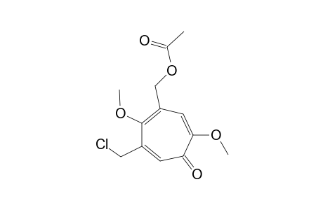 4-Acetoxymethyl-6-chloromethyl-2,5-dimethoxytropone