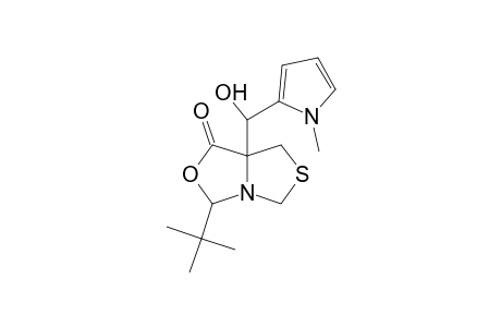 1H,3H,5H-Thiazolo[3,4-c]oxazol-1-one, 3-(1,1-dimethylethyl)dihydro-7a-[hydroxy(1-methyl-1H-pyrrol-2-yl)methyl]-, [3R-[3.alpha.,7a.alpha.(R*)]]-