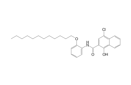 2-Naphthalenecarboxamide, 4-chloro-N-[2-(dodecyloxy)phenyl]-1-hydroxy-