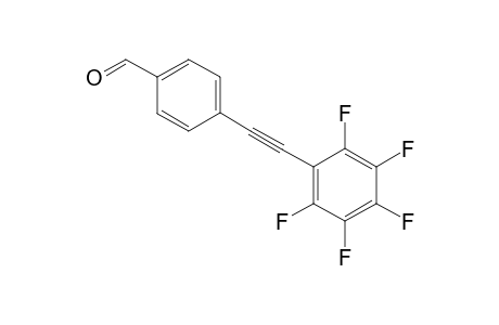 4-[(Perfluorophenyl)ethynyl]benzaldehyde