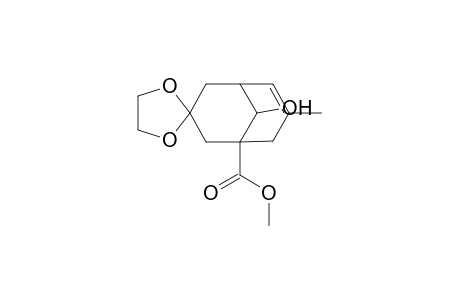 9'-hydroxy-3'-methyl-5'-spiro[1,3-dioxolane-2,7'-bicyclo[3.3.1]non-2-ene]carboxylic acid methyl ester