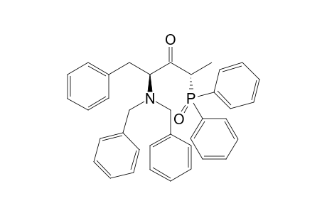 (2S,4S)-2-(dibenzylamino)-4-diphenylphosphoryl-1-phenyl-pentan-3-one