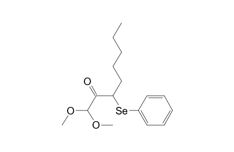 1,1-Dimethoxy-3-(phenylseleno)-2-octanone
