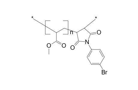 Poly(methyl acrylate-co-n-p-bromophenylmaleimide)