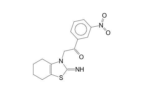 2-(2-Imino-4,5,6,7-tetrahydro-1,3-benzothiazol-3(2H)-yl)-1-(3-nitrophenyl)ethanone