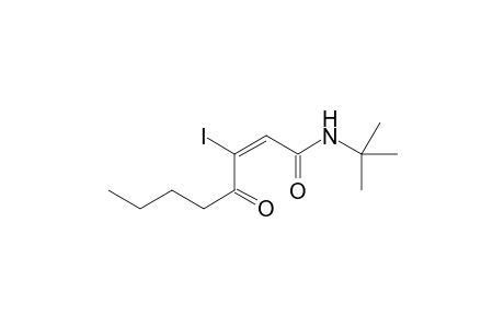 (E)-N-(tert-butyl)-3-iodo-4-oxooct-2-enamide