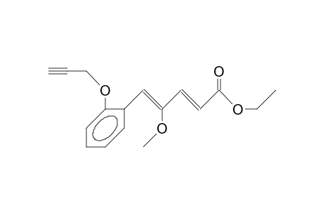 (2E,4E)-4-Methoxy-5-(2-prop-2-ynyloxy-phenyl)-penta-2,4-dienoic acid, ethyl ester