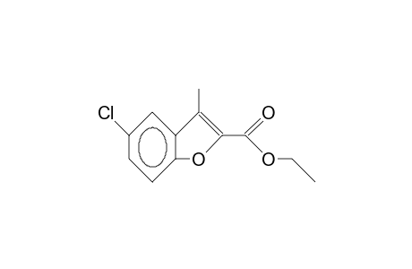 5-Chloro-3-methyl-benzo(B)furan-2-carboxylic acid, ethyl ester