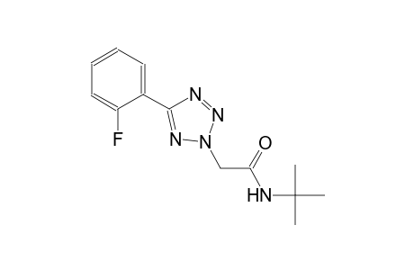 N-(tert-butyl)-2-[5-(2-fluorophenyl)-2H-tetraazol-2-yl]acetamide