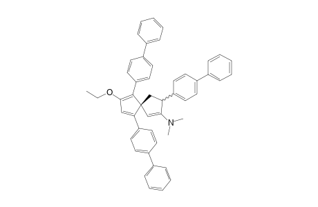 7-Dimethylamino-2-ethoxy-1,4,8-tris(biphenyl)spiro[4.4]nona-1,3,6-triene