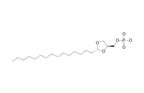 trans-2-Pentadecyl-1,3-dioxolane-4-methylphosphoric-acid