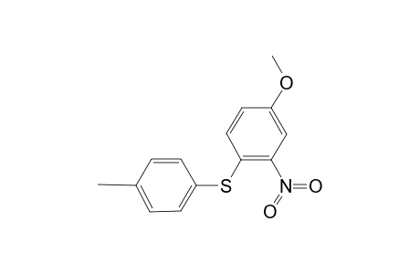 Methyl 4-[(4-methylphenyl)sulfanyl]-3-nitrophenyl ether