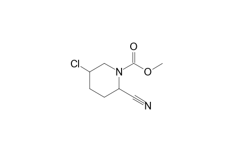 Methyl 2-cyano-5-chloropiperidine-1-carboxylate