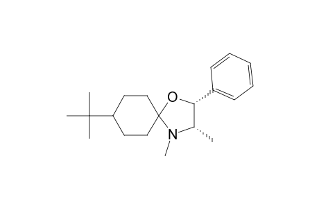1-Oxa-4-azaspiro[4.5]decane, 8-(1,1-dimethylethyl)-3,4-dimethyl-2-phenyl-, (2R-cis)-
