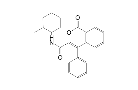 1H-2-benzopyran-3-carboxamide, N-(2-methylcyclohexyl)-1-oxo-4-phenyl-