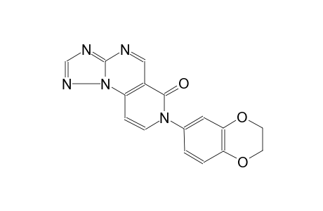 pyrido[3,4-e][1,2,4]triazolo[1,5-a]pyrimidin-6(7H)-one, 7-(2,3-dihydro-1,4-benzodioxin-6-yl)-