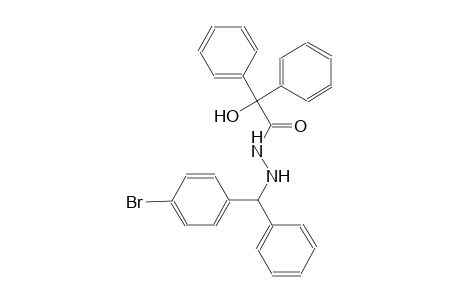 benzeneacetic acid, alpha-hydroxy-alpha-phenyl-, 2-[(4-bromophenyl)phenylmethyl]hydrazide