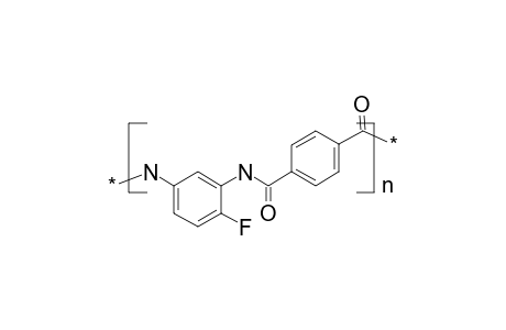 Polyamide on the basis of 6-fluoro-1,3-phenylenediamine and terephthalic acid